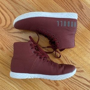 NOBULL Burgundy High Top Trainers *Limited Color*
